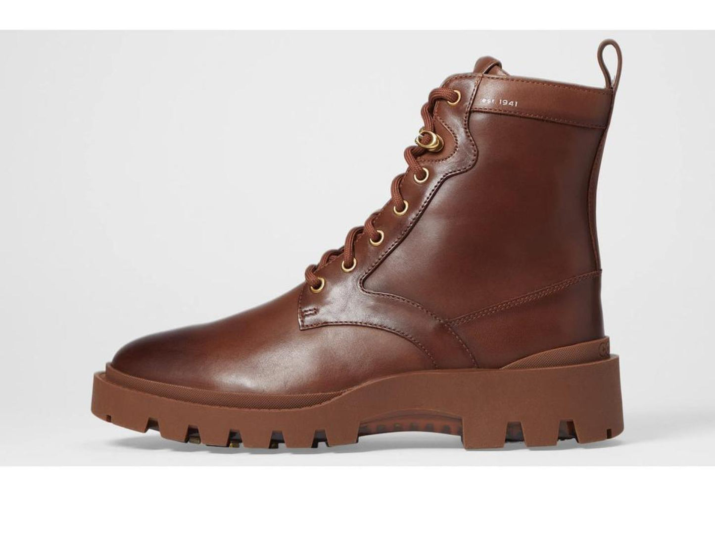 CitySole Leather Burnished Lace-Up Boot