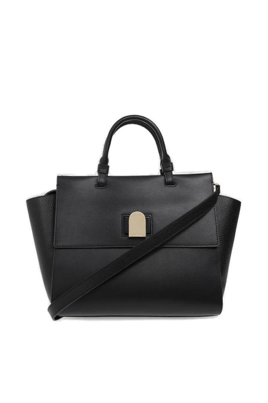 Furla Emma Logo Detailed Tote Bag