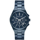 Men's Lennox Chronograph Navy Stainless Steel Watch 40mm