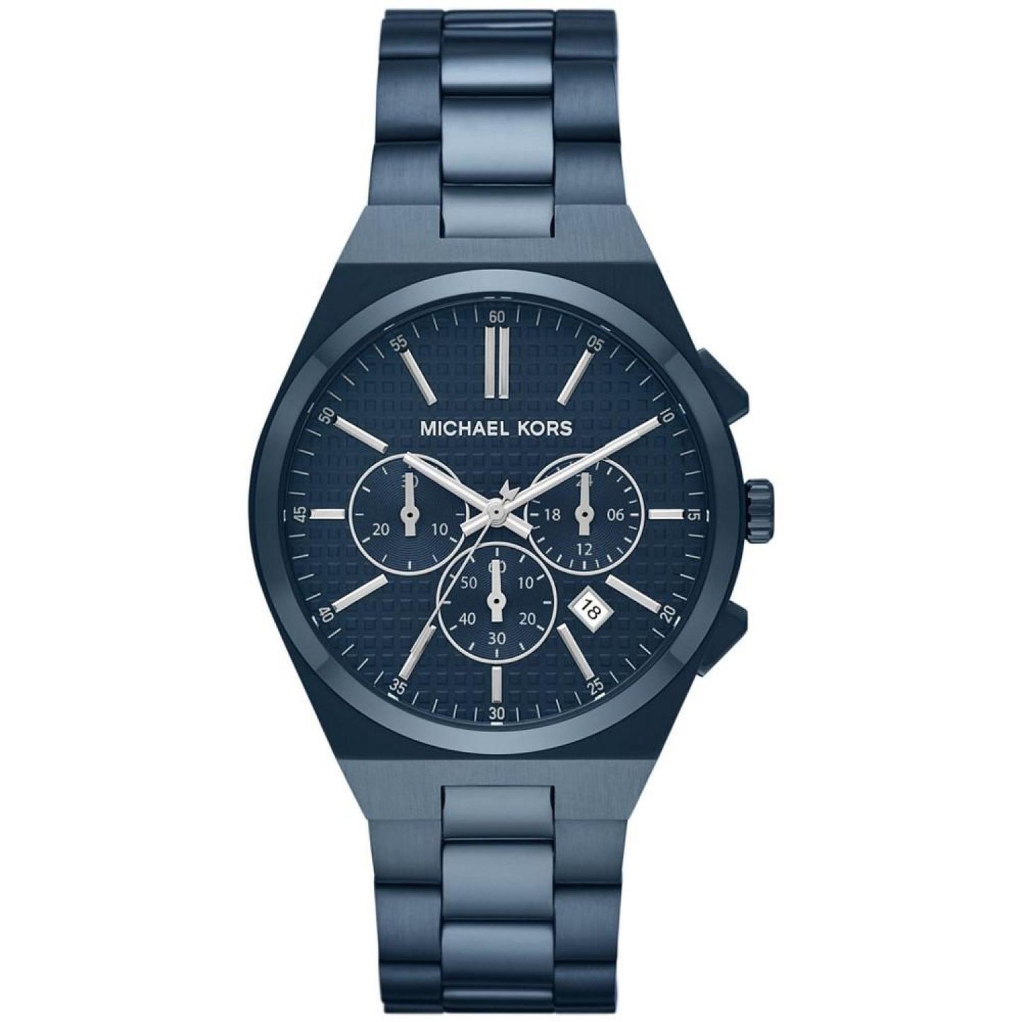 Men's Lennox Chronograph Navy Stainless Steel Watch 40mm
