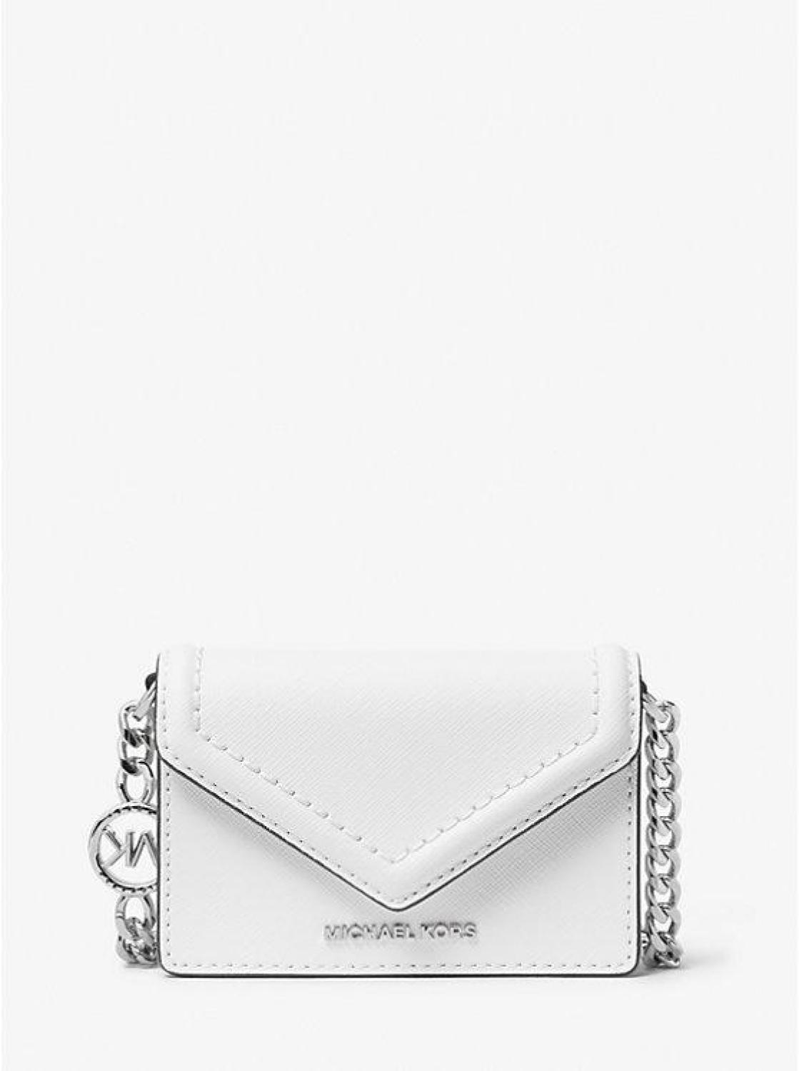 Jet Set Micro Saffiano Leather Envelope Crossbody Bag