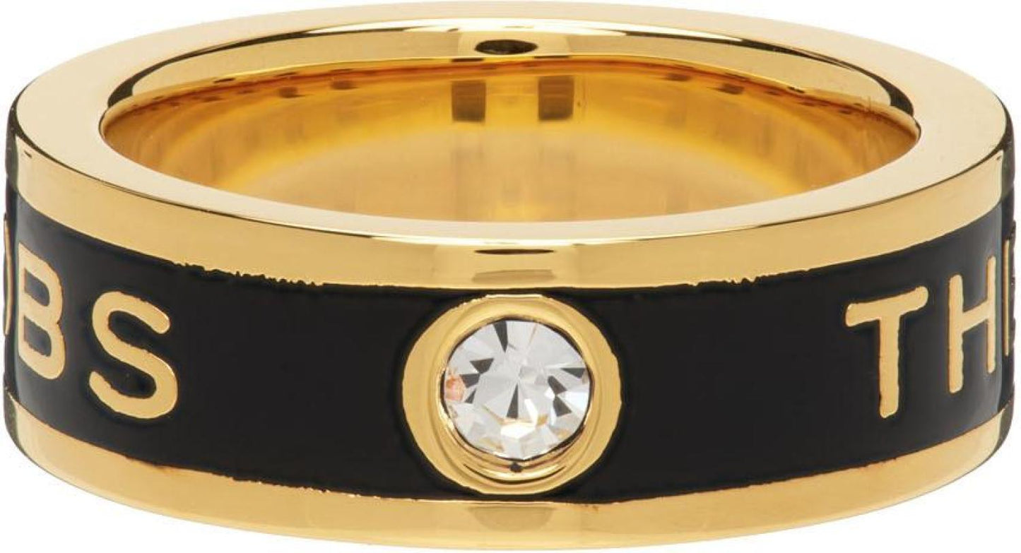 Silver & Black 'The Medallion' Ring