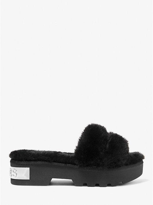 Alfie Faux Fur Platform Slide