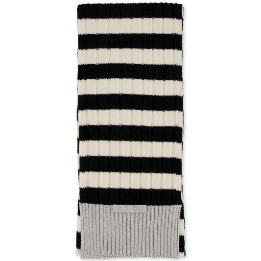 Women's Bicolor Stripe Knit Scarf
