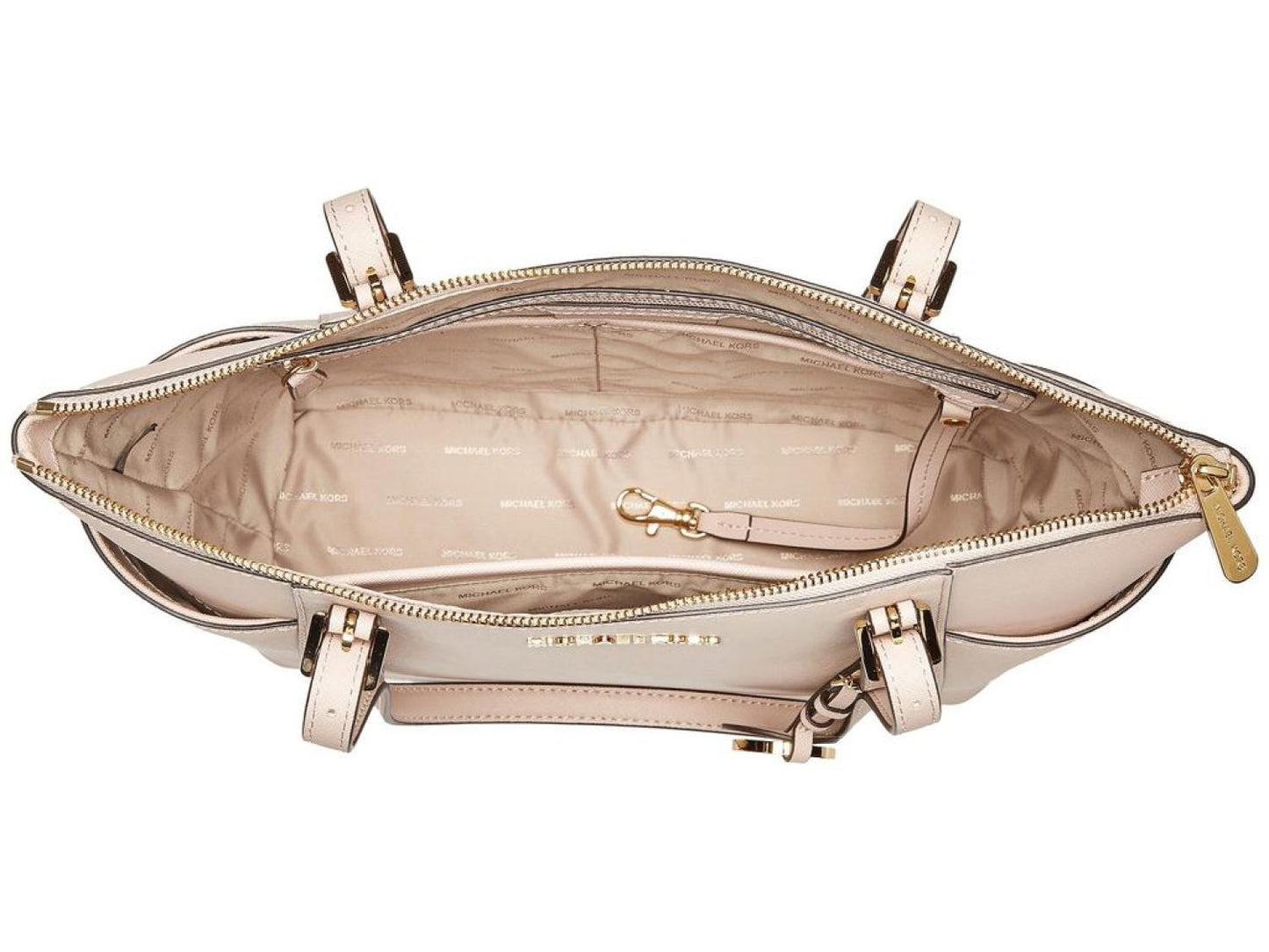 Jet Set Saffiano Top-Zip Tote