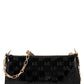 Michael Michael Kors Logo Embossed Chain-Link Clutch Bag