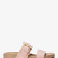 Mylah Logo and Leather Sandal