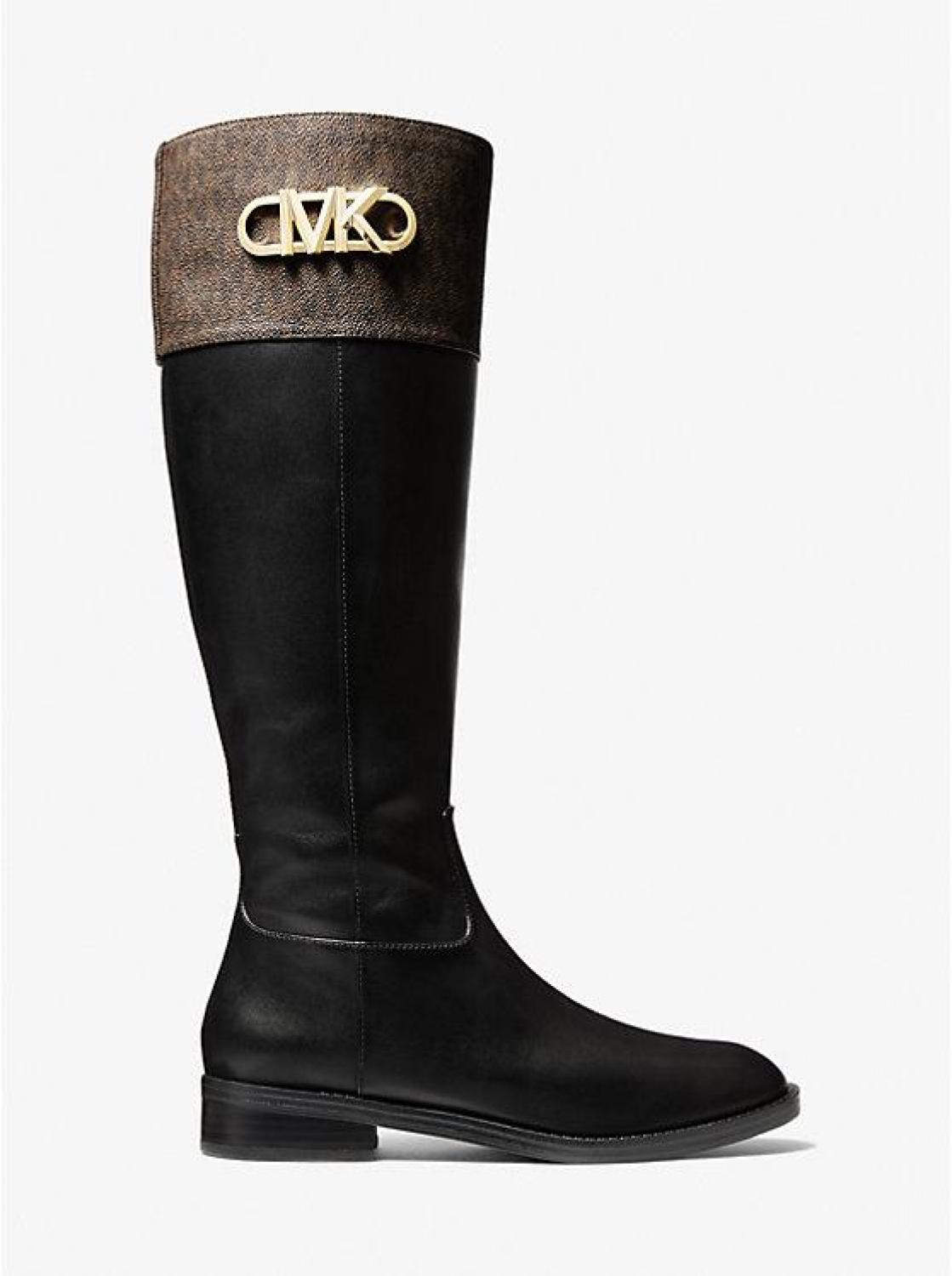 Parker Logo and Leather Boot