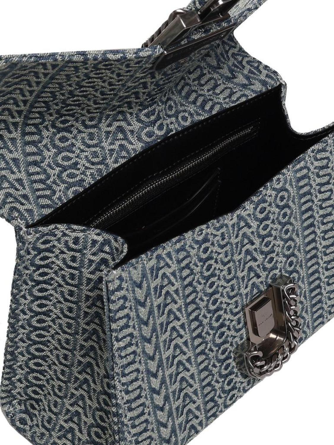 Marc Jacobs Monogram Chain-Link Detailed Denim Tote Bag