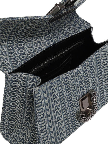 Marc Jacobs Monogram Chain-Link Detailed Denim Tote Bag