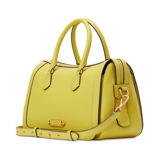 Gramercy Pebbled Leather Small Satchel