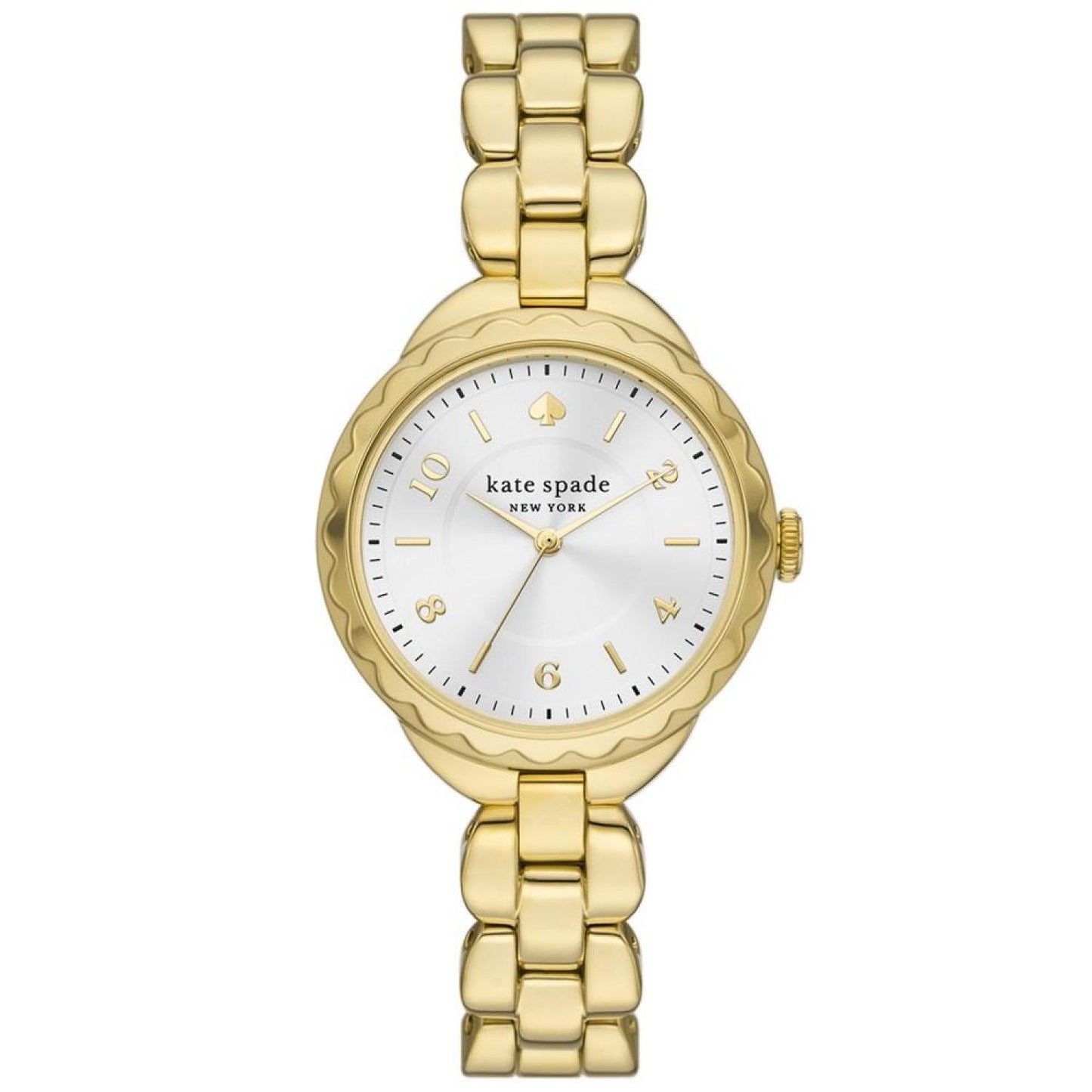 Women's Morningside Three Hand Gold-Tone Stainless Steel Watch 34mm