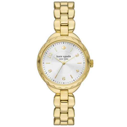 Women's Morningside Three Hand Gold-Tone Stainless Steel Watch 34mm