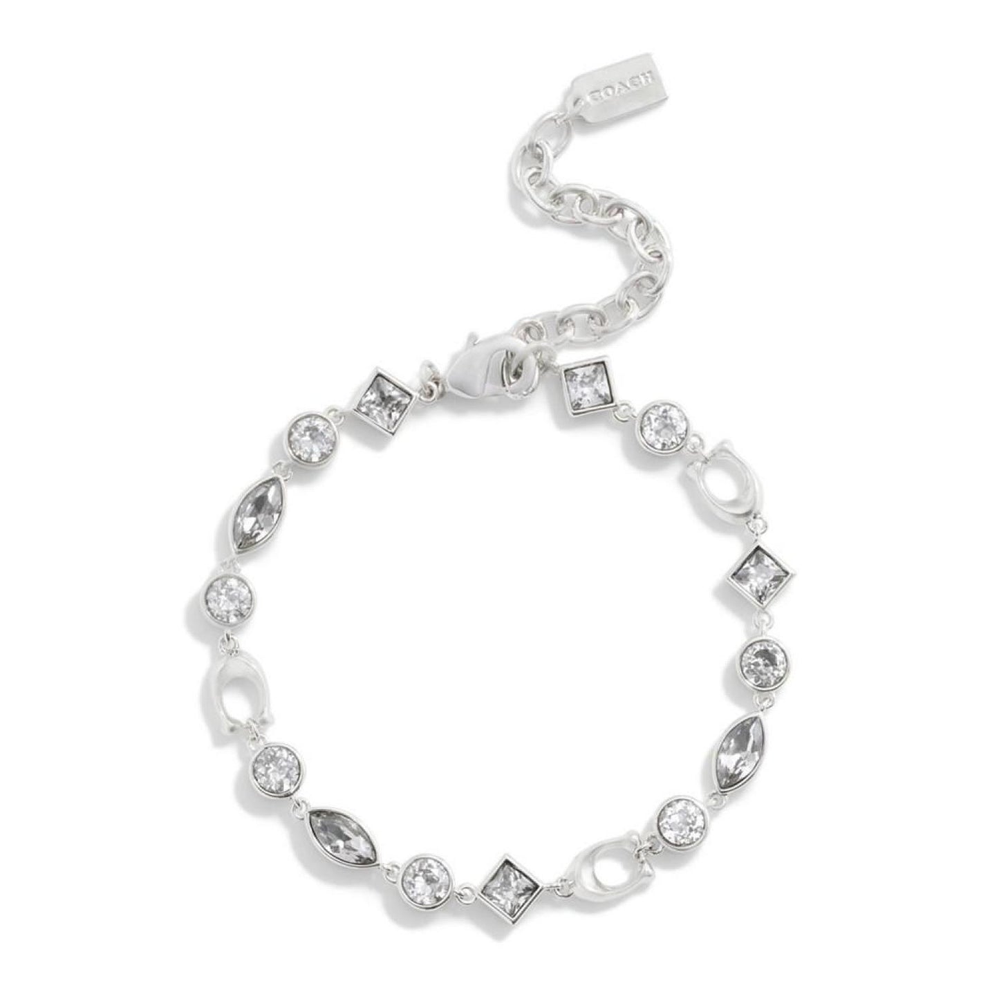 Boxed Faux Stone Signature Sculpted C Gem Bracelet