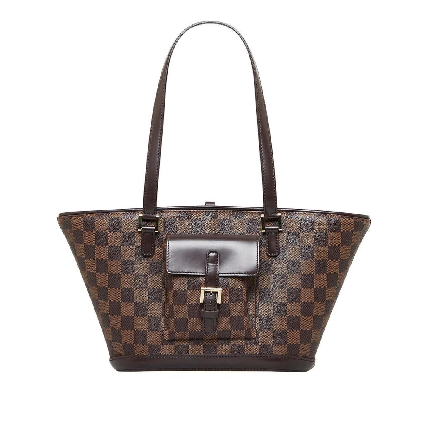 Louis Vuitton Damier Ebene Manosque PM Canvas Tote Bag (Pre-Owned)