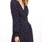 Danielle Dress In Sapphire Dots