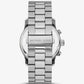 Oversized Runway Silver-Tone Watch