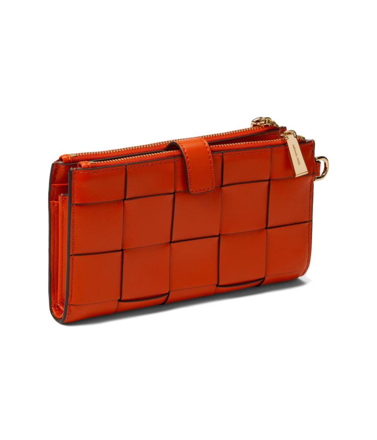 Jet Set Double Zip Wristlet