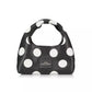 The Mini Sack Polka Dot Leather Top Handle Bag