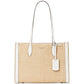 Market Woven Straw Medium Tote Bag