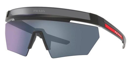 Prada Men's PS-01YS-1BO03U Linea Rossa 44mm Matte Black Sunglasses