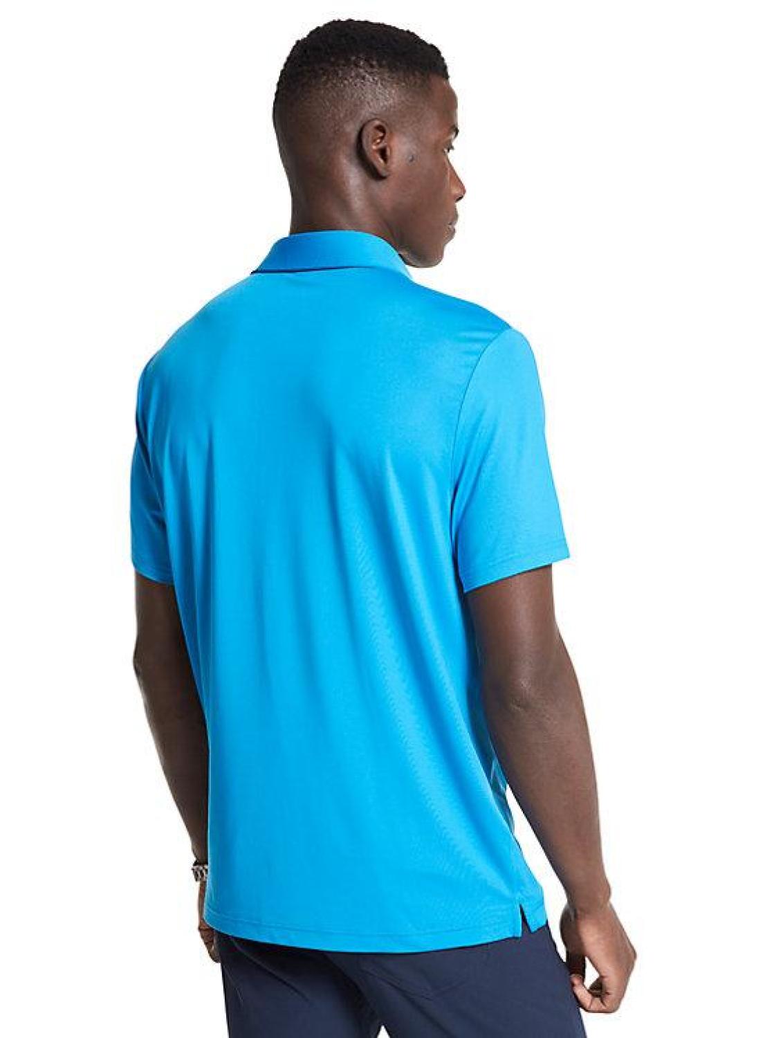 Golf Logo Stretch Jersey Polo Shirt