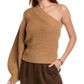 Michael Kors Collection Asymmetric Shaker Cashmere-Blend Pullover