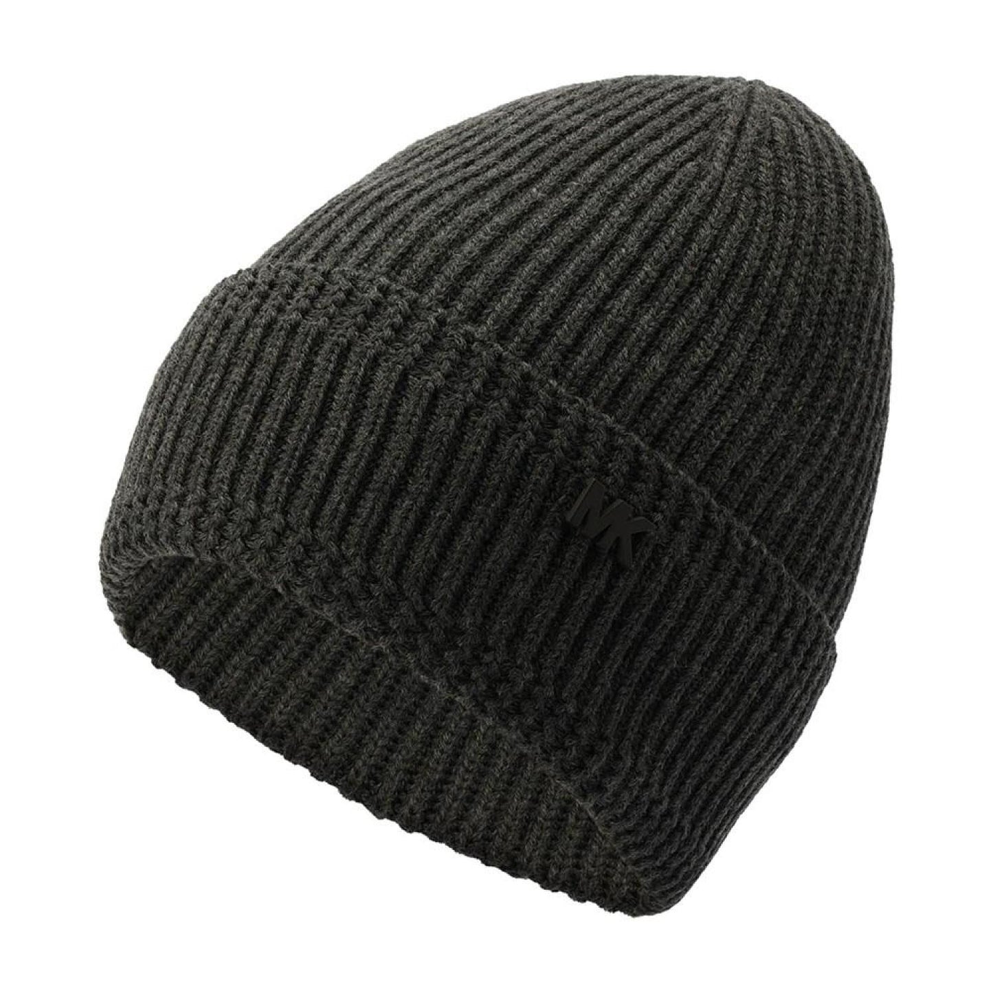 Men's Racked Ribbed Cuffed Logo Hat