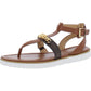 Farrow Womens Logo Embellished Thong Sandals