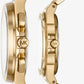 Lennox His and Hers Pavé Gold-Tone Watch Set