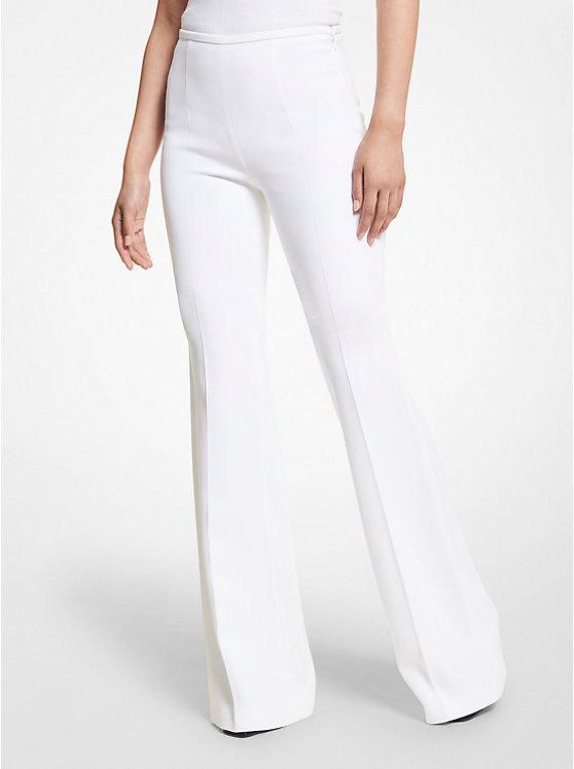 Brooke Double Crepe Sablé Flared Pants