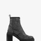 Cyrus Embellished Scuba Ankle Boot
