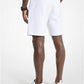 Ribbed Cotton Blend Shorts