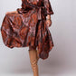 Sandy Dress In Copper Plume