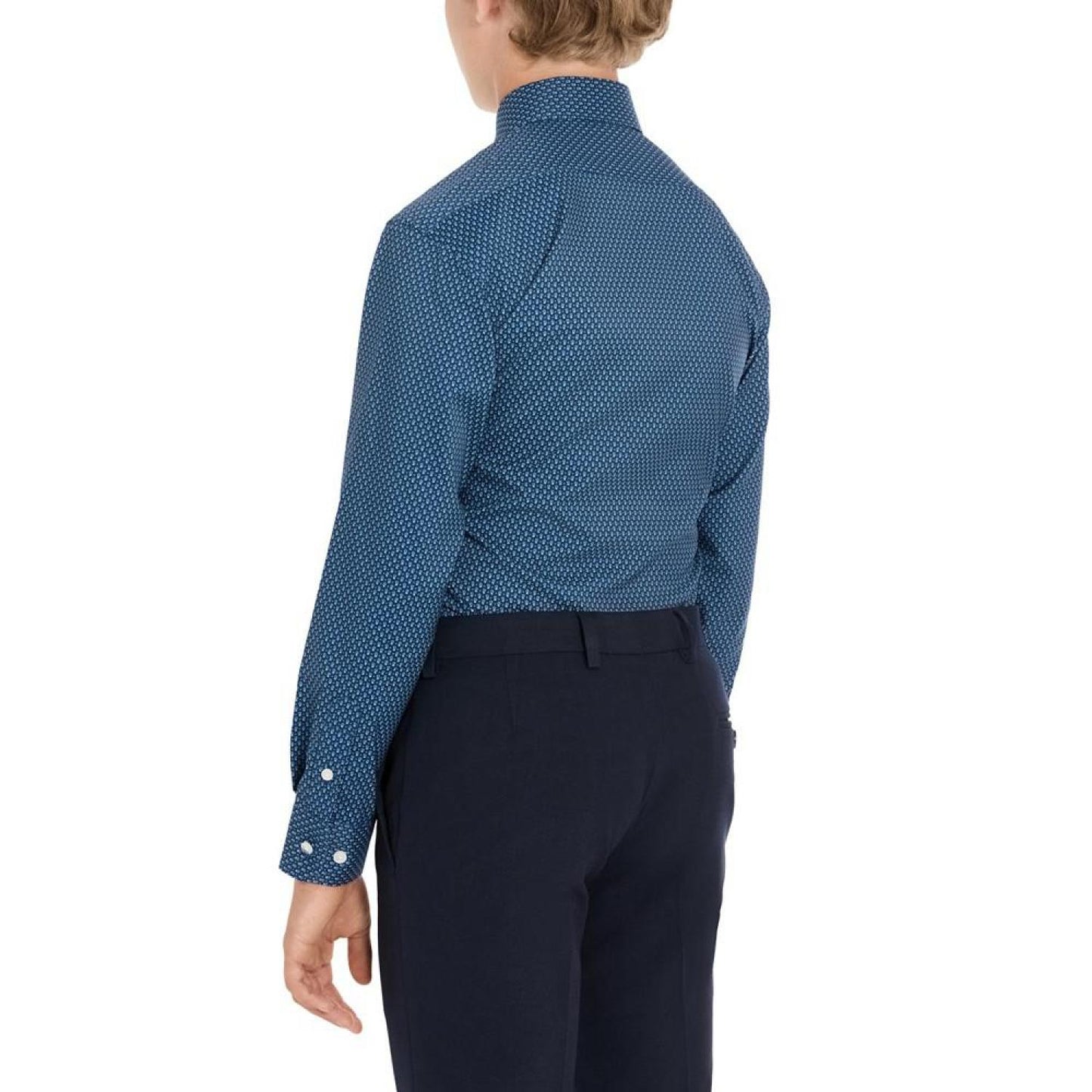 Big Boys Classic Fit Button Up Dress Shirt