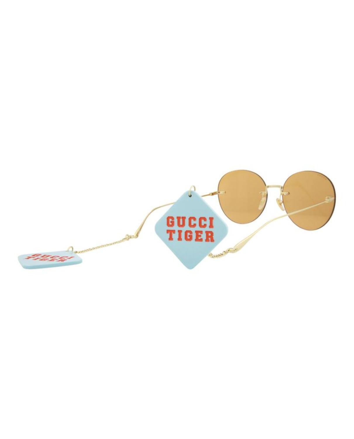 Round-Frame Metal Sunglasses