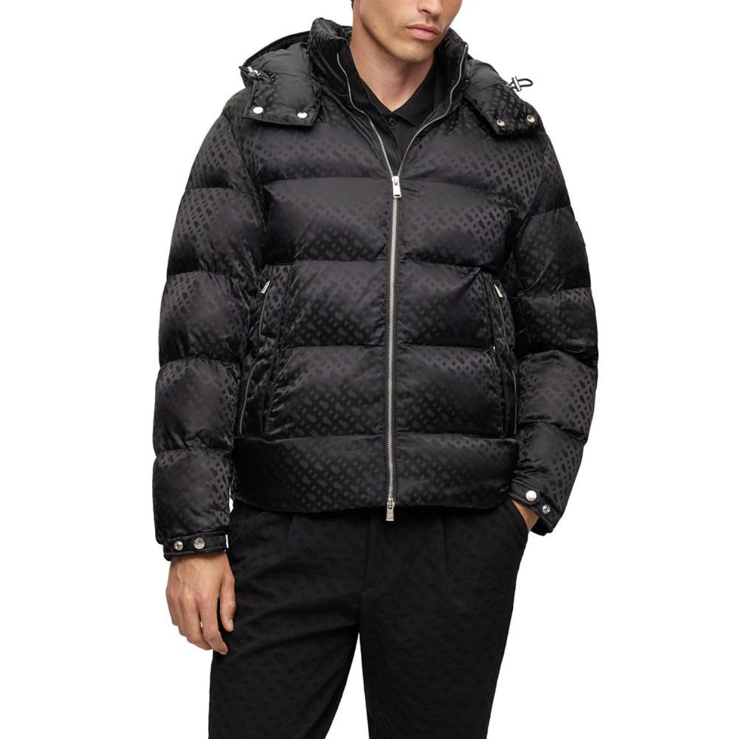 Men's Monogram Water-Repellent Padded Jacket
