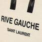 Saint Laurent Noe Rive Gauche Canvas & Leather Tote
