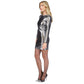 Women's Chain-Neck Sequin Dress