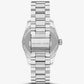 Lexington Pavé Silver-Tone Watch and Bracelet Set
