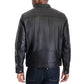 Men's Perforated Leather Moto Jacket, Created for Macy's