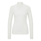 Extra-slim-fit long-sleeved top with mock neckline