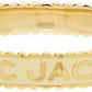Gold & Beige 'The Medallion Large' Cuff Bracelet
