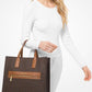 Michael Kors Kenly  MK Signature VC Leather Tote Shoulder Bag