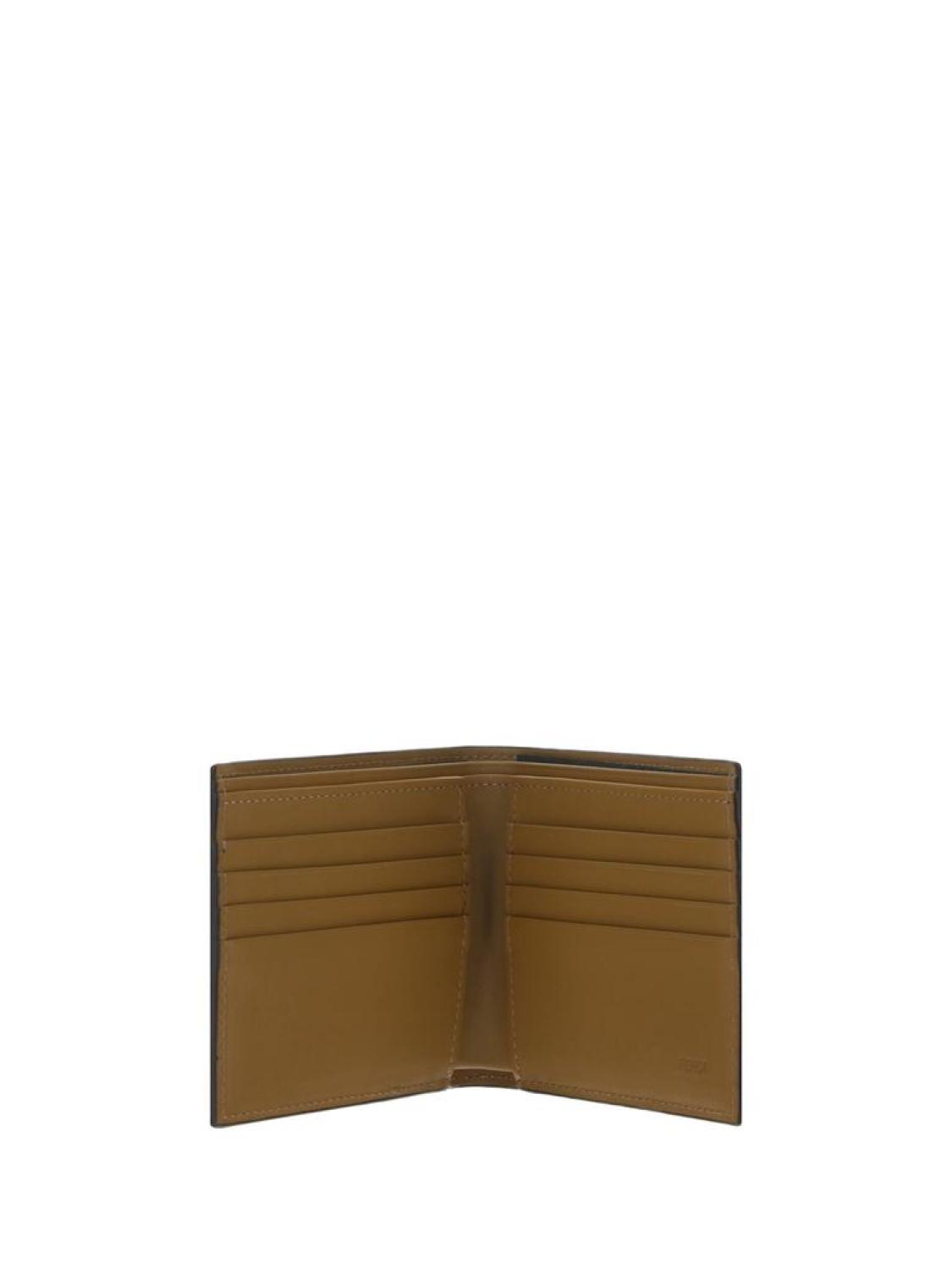 Fendi Fabric and Leather  Bifold Men's Wallet