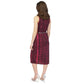 Women's Snake-Print Chain-Belt Sleeveless Dress