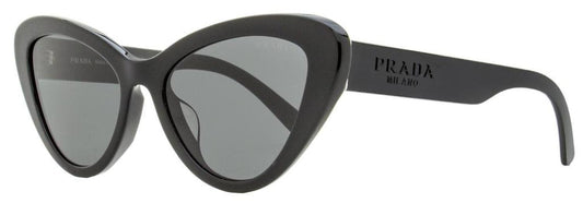 Prada Women's Cat Eye Sunglasses SPR13Y-F 1AB-5S0 Black 54mm