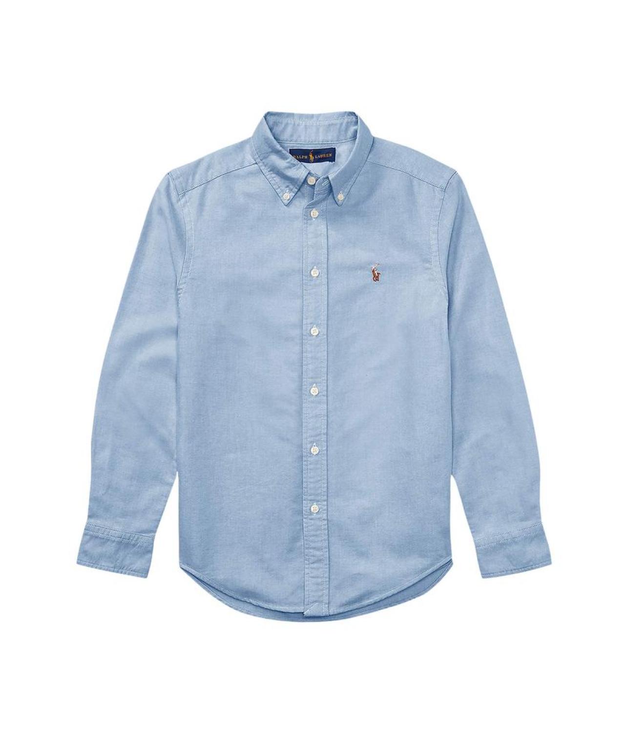 Cotton Oxford Sport Shirt (Big Kids)