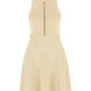 Michael Michael Kors Zip Detailed Crewnek Sleeveless Dress