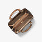 Camille Small Logo and Leather Satchel